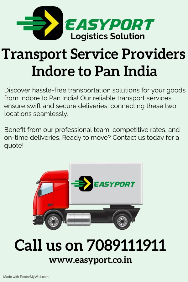 Transport Service Providers Indore to Pan India